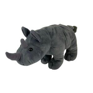 GUND Rhinoceros Rhino Plush Stuffed Animal Gray World Wildlife Fund, Toy Gift